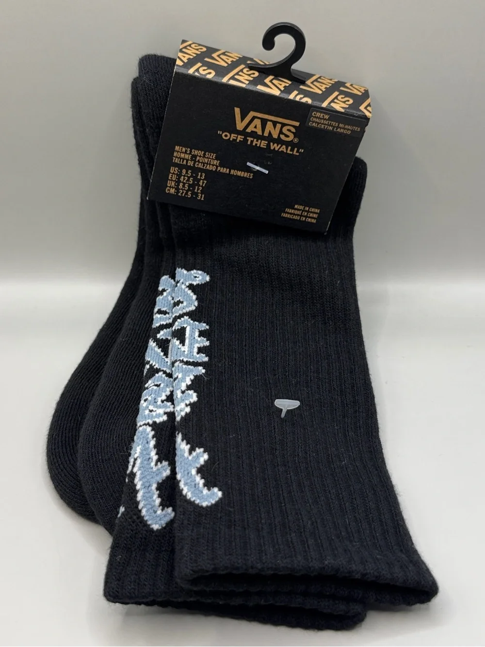 VANS Black Road Stop Crew Sock
